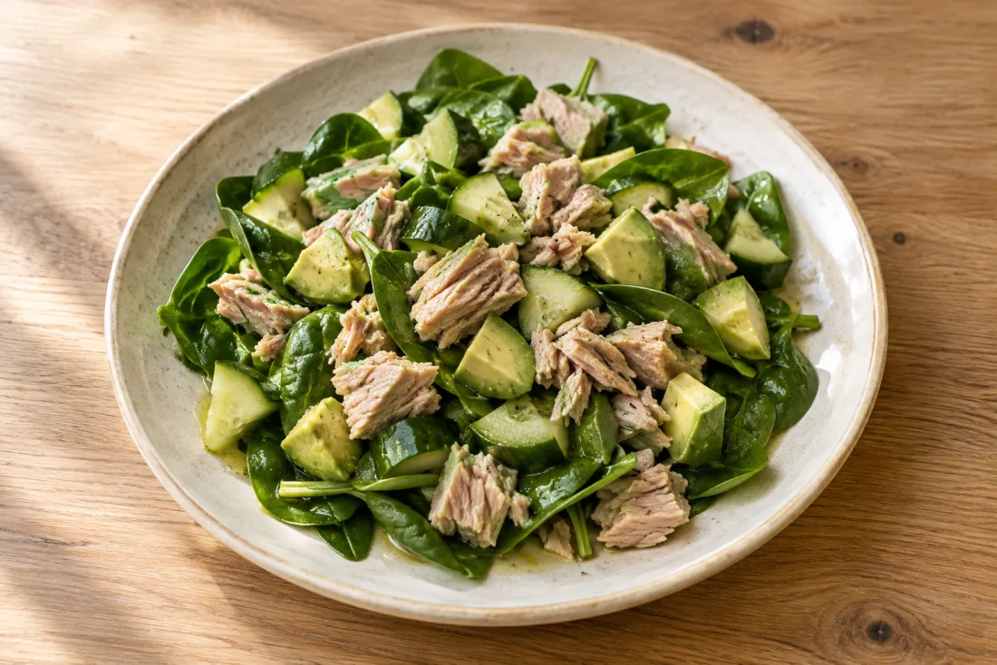 Tuna & avocado salad