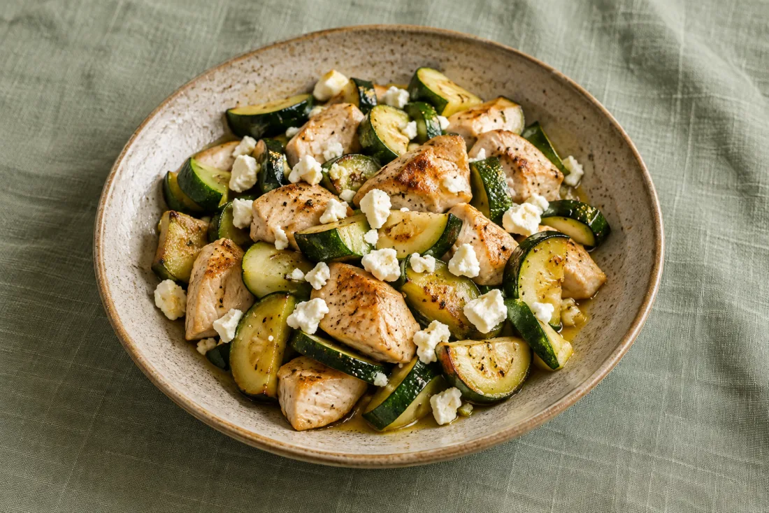 Tofu & cooked greens — serving suggestion